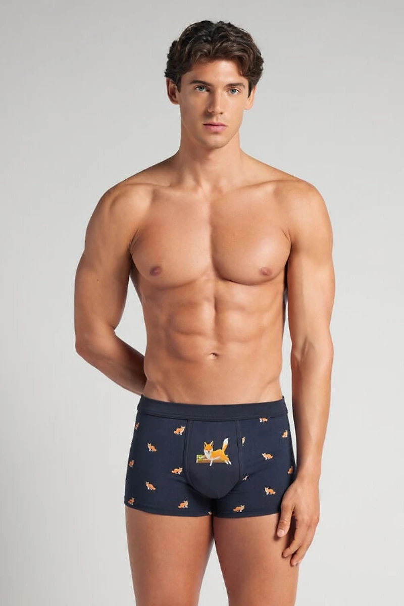 Fox Print Superior Cotton Boxers