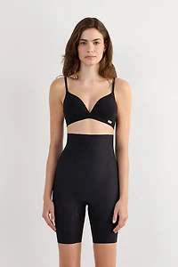 Light Shaping Cotton High Waist Shorts