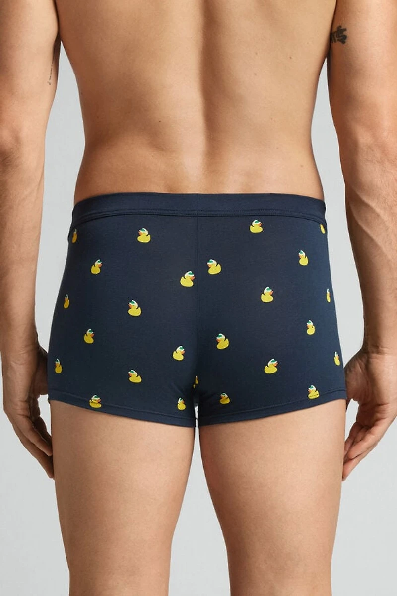 Duck Print Natural Fresh Cotton Boxers