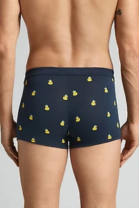 Duck Print Natural Fresh Cotton Boxers