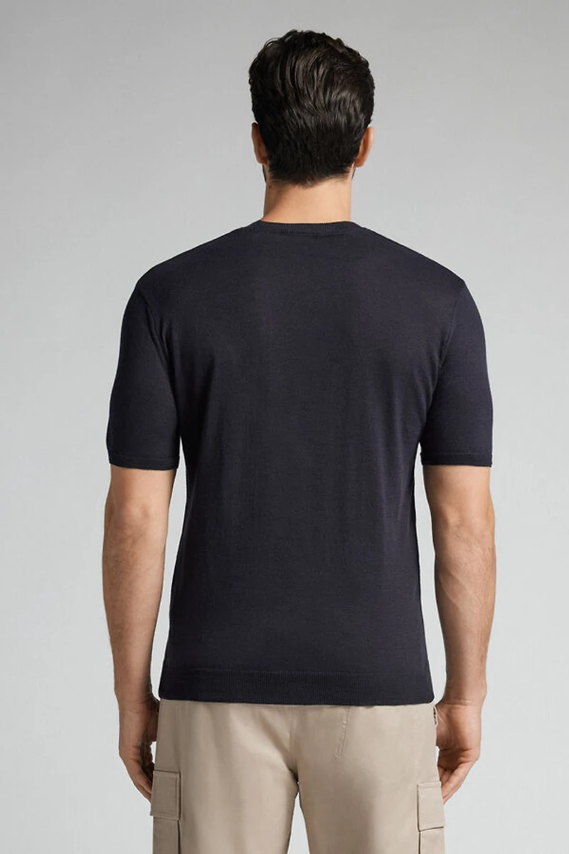 Slub Cotton Knit T-Shirt