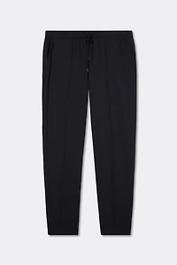Full Length Cotton Pants with Rib
