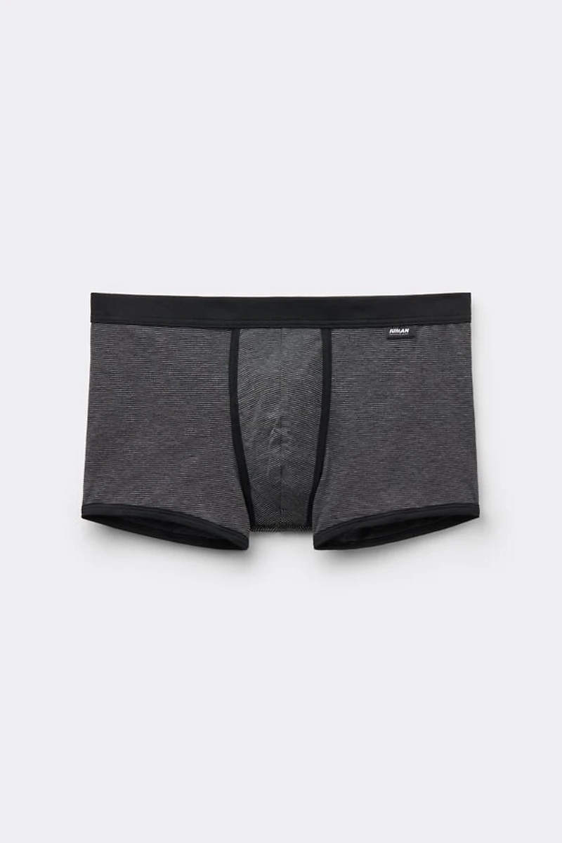 Micro-Stripe Print Superior Cotton Boxers