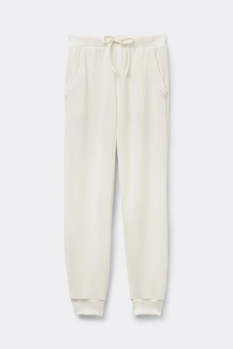 Royal Elegance Ribbed Pants
