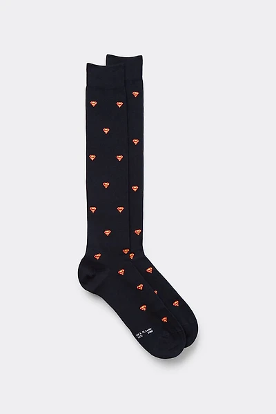 DC Comics Superman Cotton Knee Socks