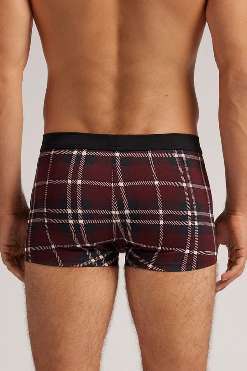 Tartan Print Superior Cotton Boxers