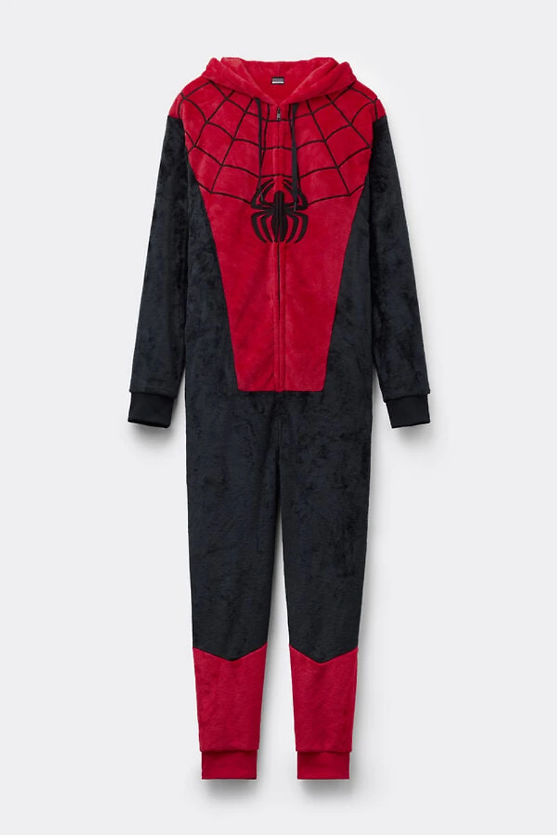 Marvel Spider-Man Fleece One Piece Pajamas