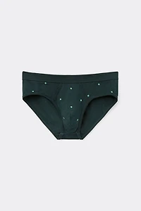 Clover Print Superior Cotton Briefs