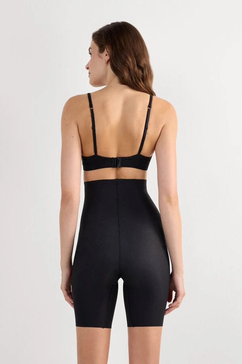 Light Shaping Cotton High Waist Shorts