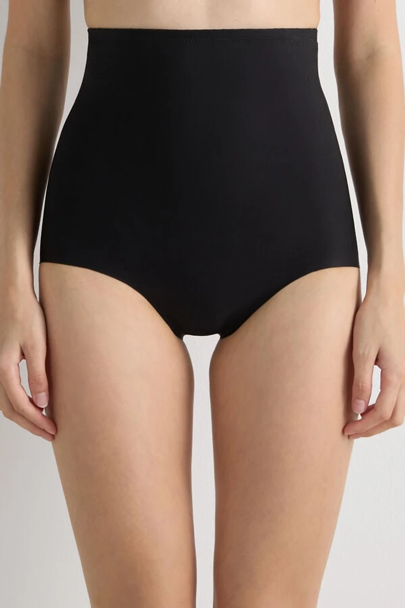 High Waist Shaping Hipster Seamless Microfiber