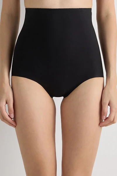 High Waist Shaping Hipster Seamless Microfiber