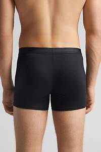 Premium Mercerized Cotton Logo Boxers