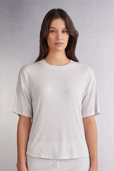 Chic Comfort Short Sleeve Modal Top