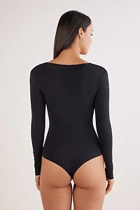 Sensual Attitude Modal Long Sleeve Bodysuit