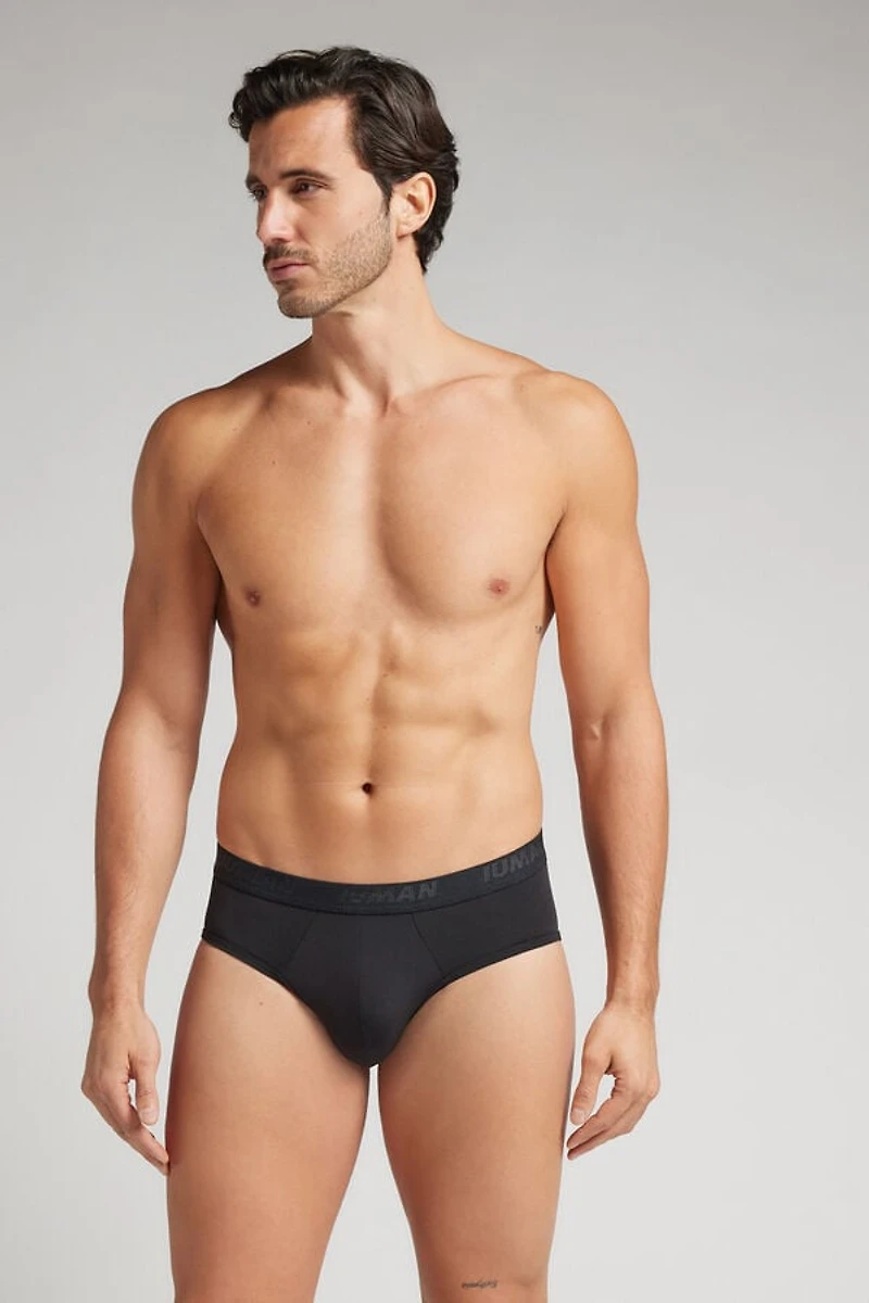 Microfiber Briefs with Logo