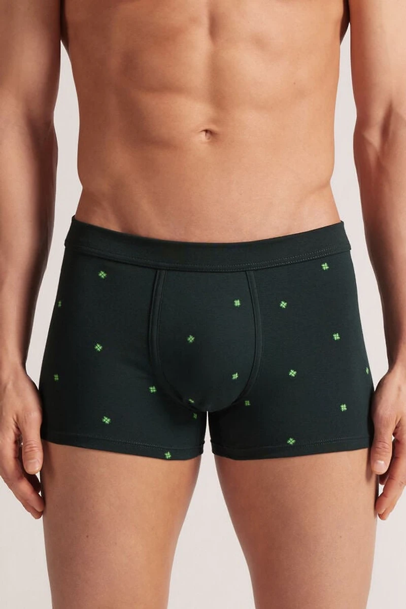 Clover Print Superior Cotton Boxers
