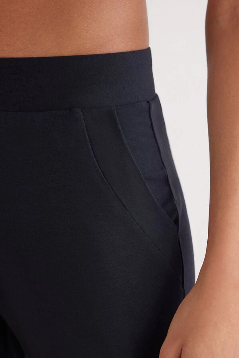Modal Full Length Cuffed Pants
