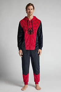 Marvel Spider-Man Fleece One Piece Pajamas