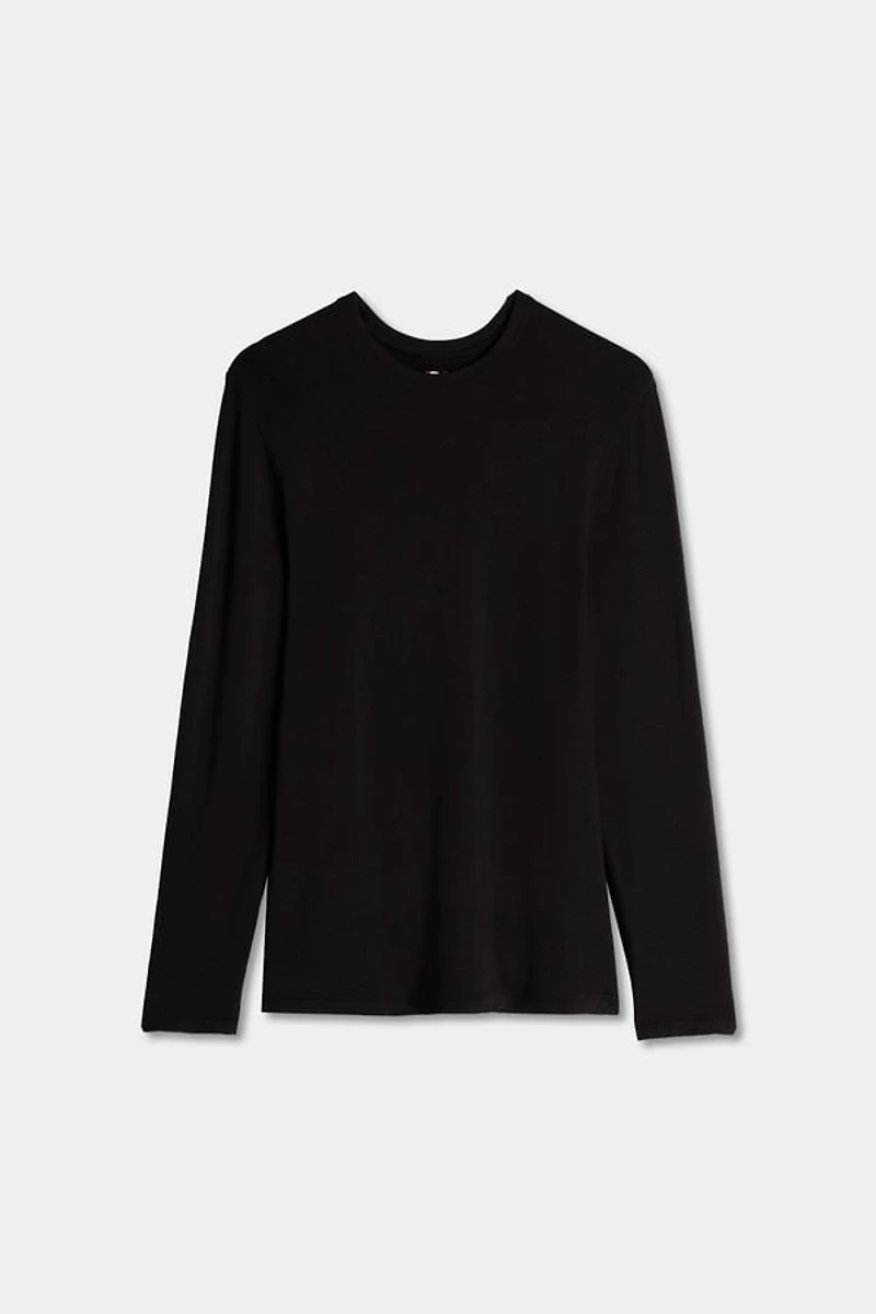 Long-Sleeve Modal-Cashmere Top