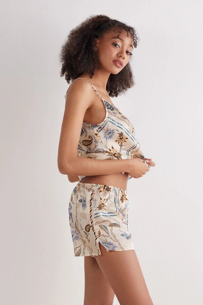 Italian Riviera Silk Shorts