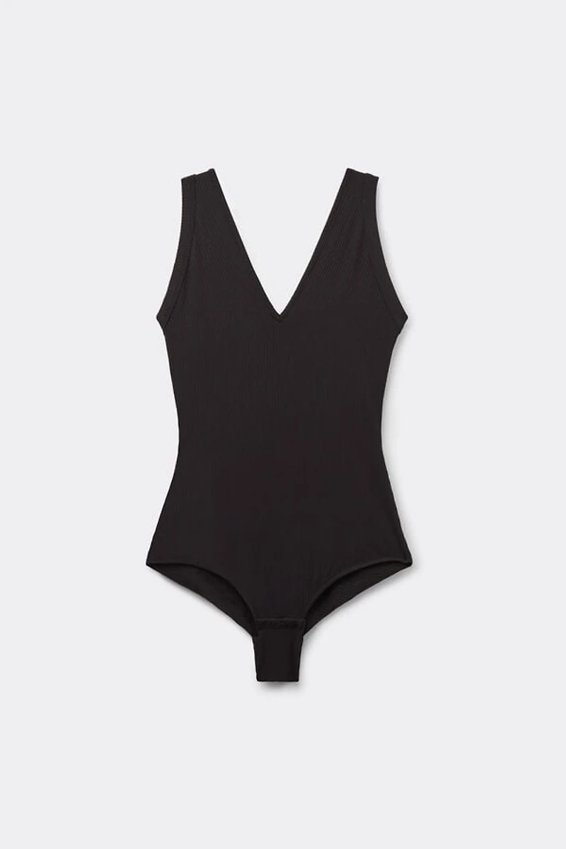 Your Everyday Wear Ribbed Bodysuit