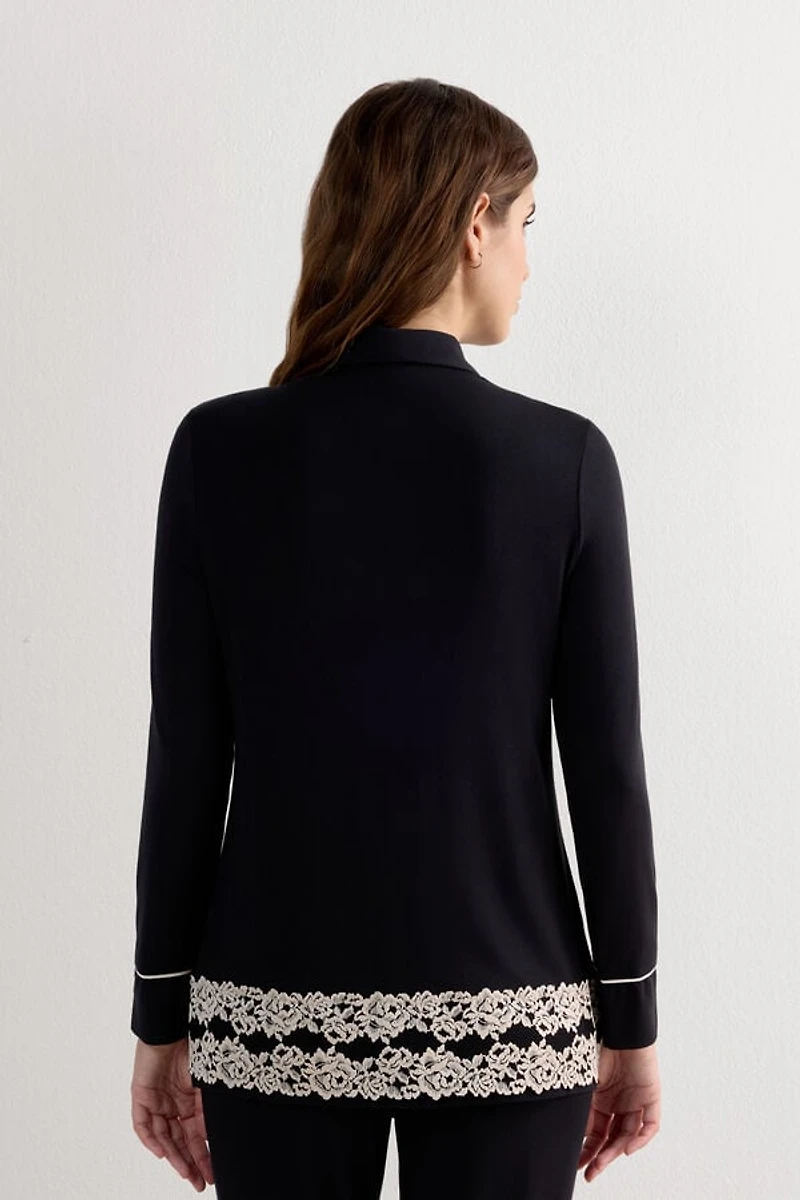 Pretty Flowers Button Up Shirt Modal