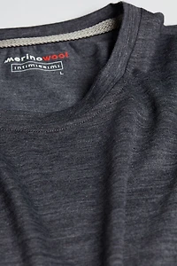Long-sleeve Crew-Neck Merino-Wool Top