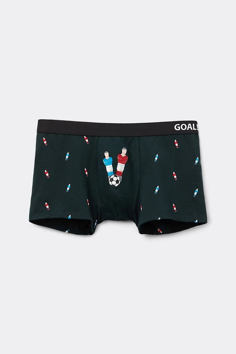 Foosball Print Superior Cotton Boxers