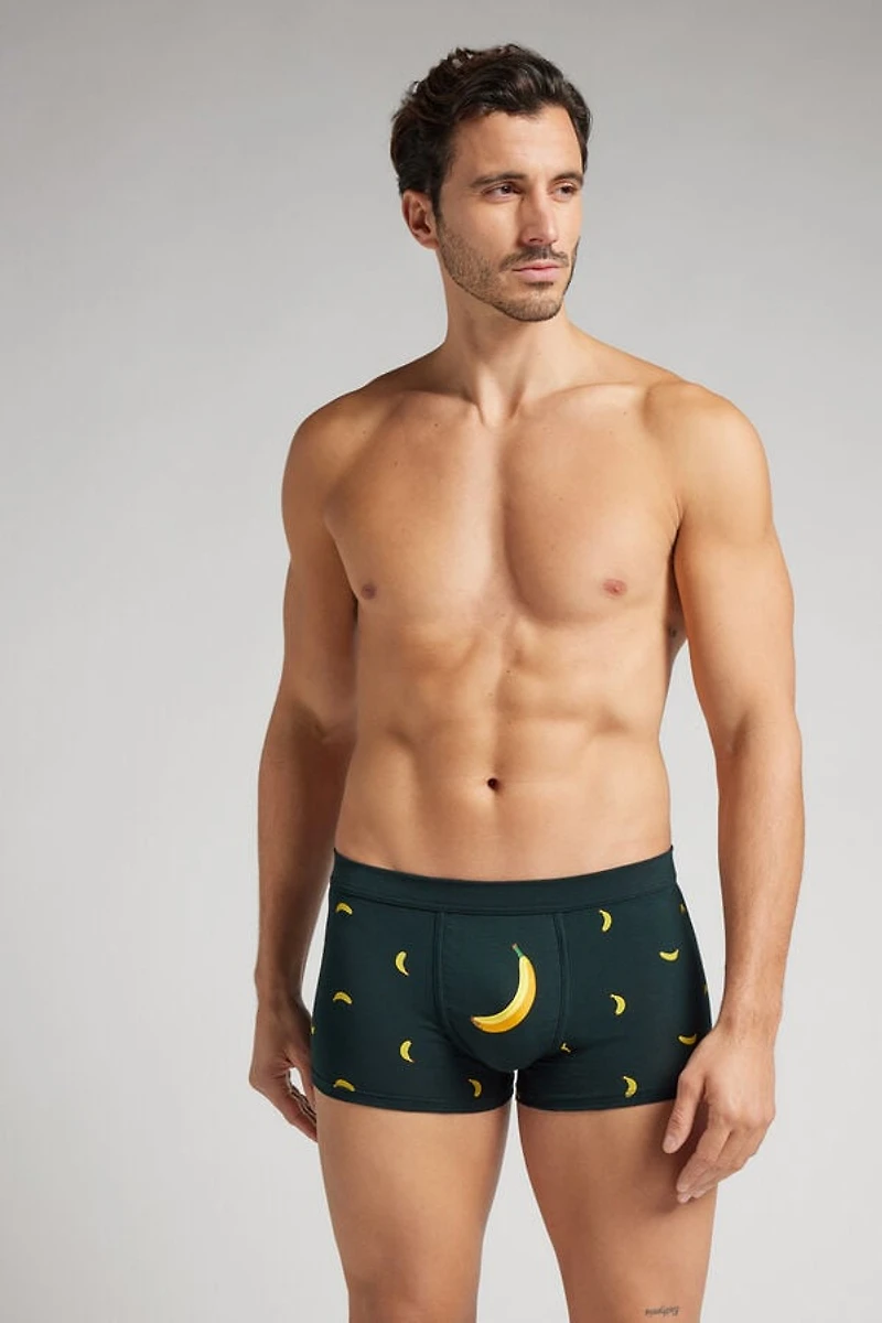 Banana Print Superior Cotton Boxers