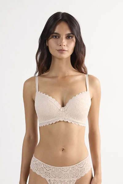 Adele Lace Triangle Bra