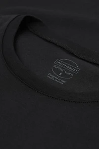 Stretch Superior Cotton Short Sleeve Top