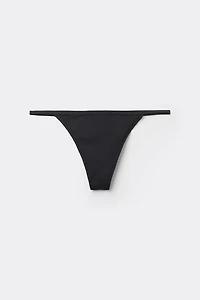 Thong with Ultralight Microfiber Straps