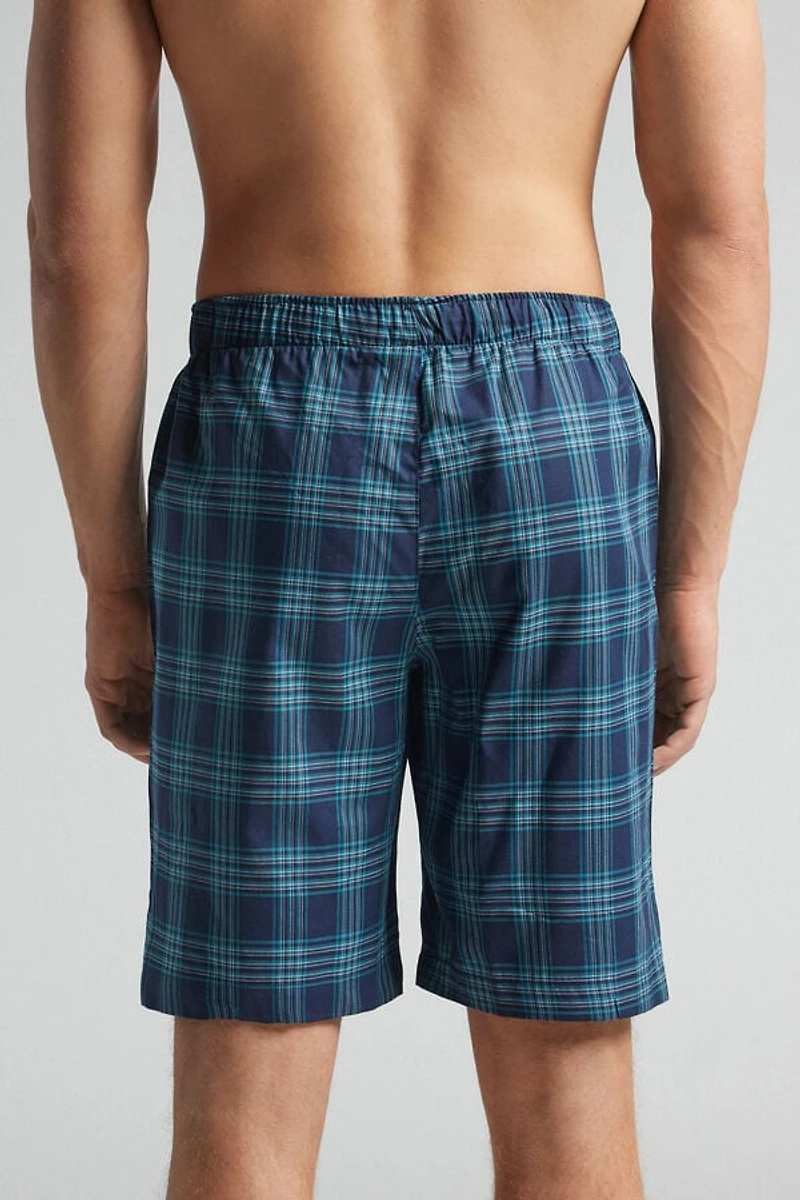 Check Print Cloth Shorts