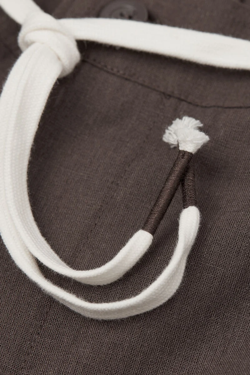 Full Length Linen and Cotton Pants