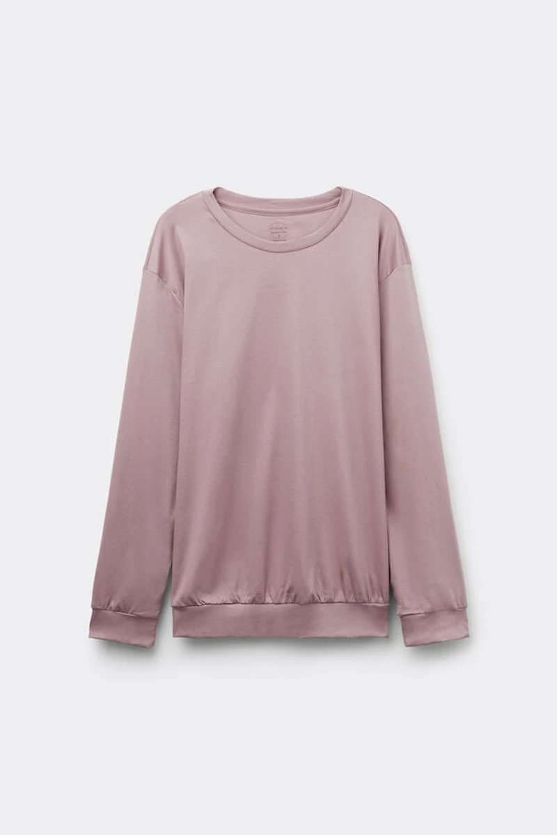 Elevated Cotton Long Sleeve Top