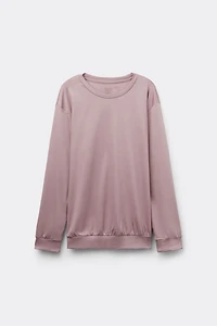 Elevated Cotton Long Sleeve Top