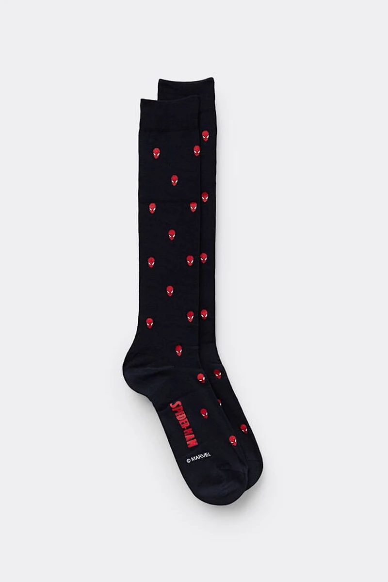 Marvel Spider-Man Soft Cotton Knee Socks