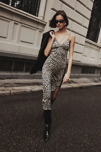 A Moment of Glamour Long Silk Slip