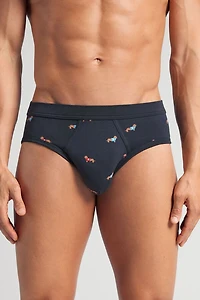 Puppy Print Superior Cotton Briefs