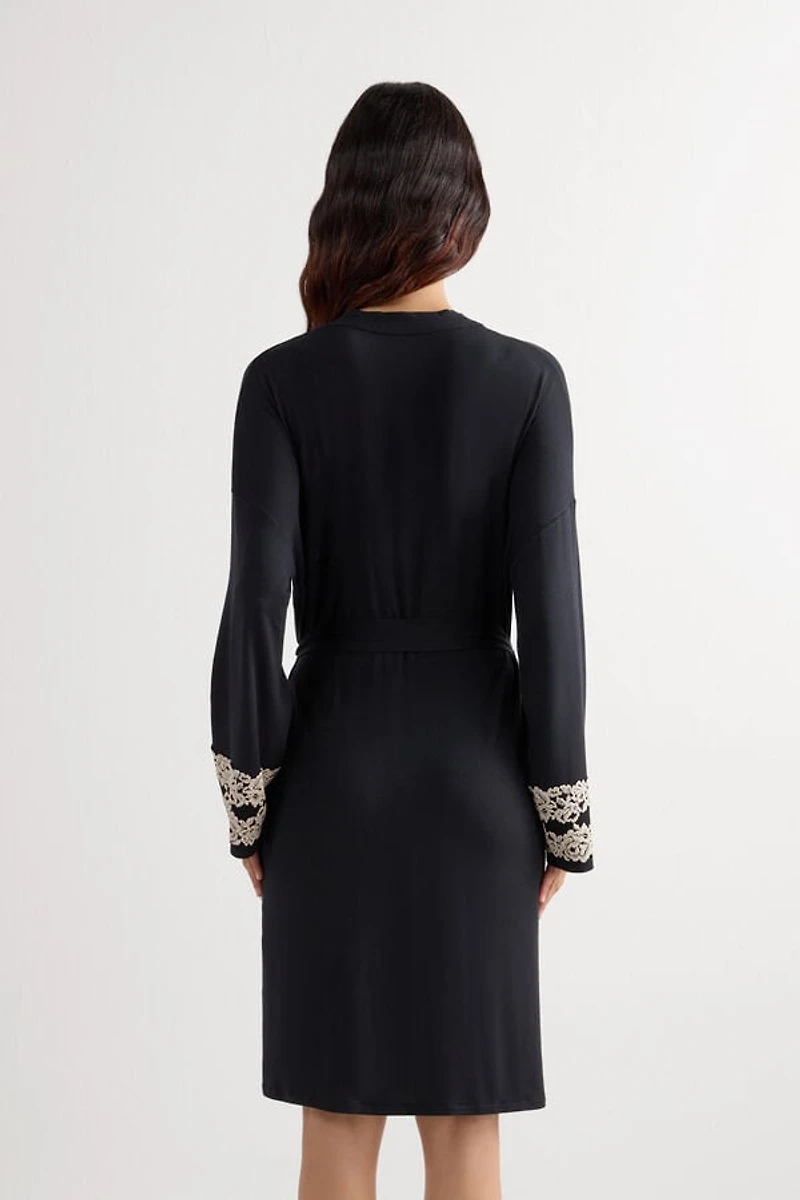 Pretty Flowers Modal Robe