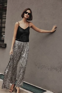 A Moment of Glamour Long Silk Pants