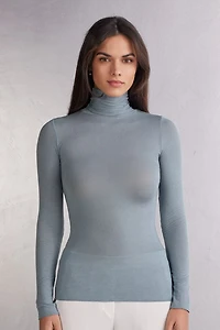 Modal Cashmere Ultralight High-Neck Top