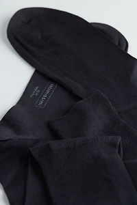 Tall Sateen Egyptian Cotton Socks