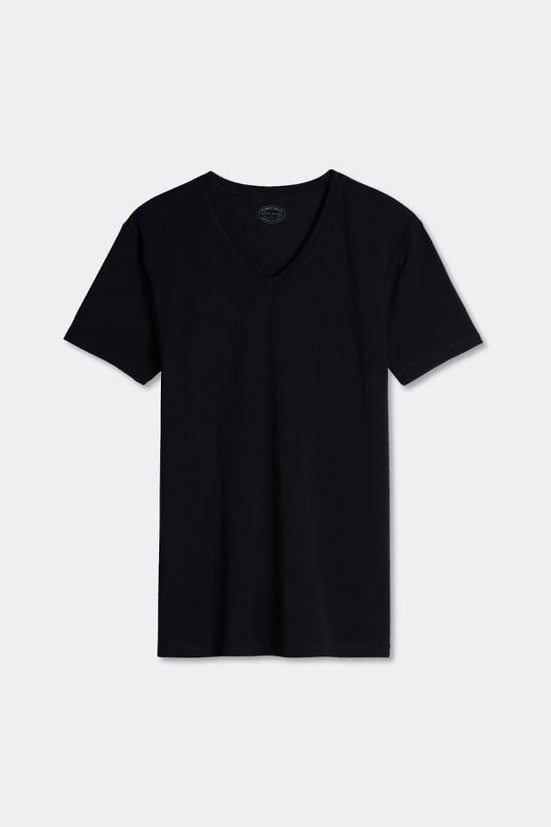 Stretch Superior Cotton V-Neck T-Shirt