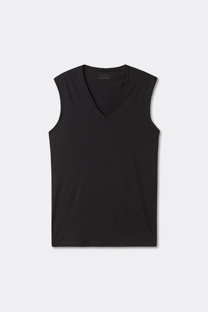 Extrafine Superior Cotton V-Neck Tank Top
