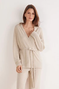 Belted Cardigan 100% Cashmere