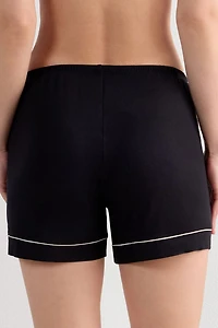 Modal Shorts with Contrast Trim