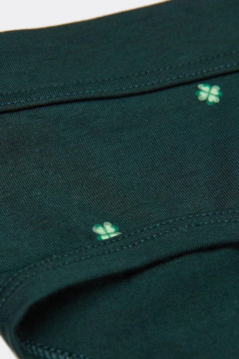 Clover Print Superior Cotton Briefs