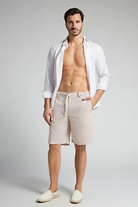 Linen and Cotton Shorts