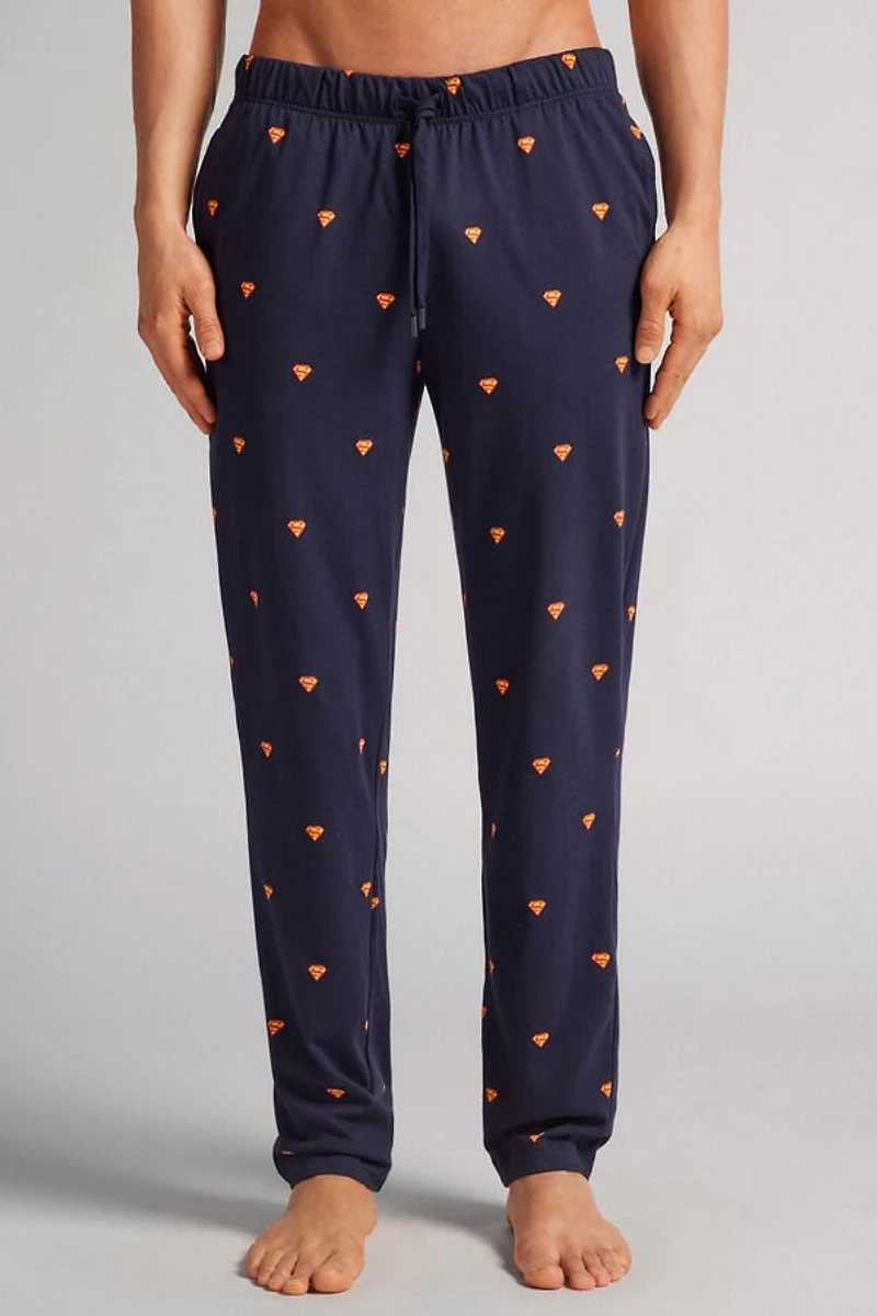 DC Comics Superman Full Length Cotton Pants